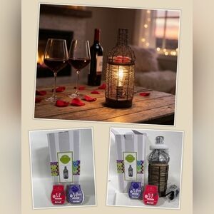 💥SOLD💥Vino Scentsy Wine Wire Bottle Warmer NEW +2 Authentic Scentsy Packs